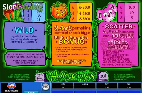 Οθόνη2. Halloweenies Κουλοχέρης