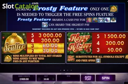 2. Happy Holidays (Games Global) Κουλοχέρης