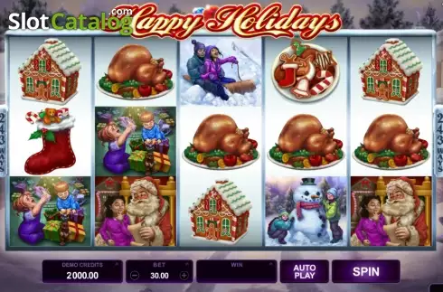 5. Happy Holidays (Games Global) Κουλοχέρης