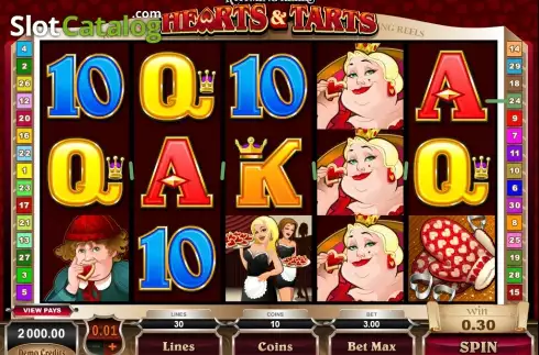 Οθόνη5. Hearts & Tarts Κουλοχέρης