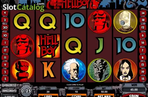Οθόνη5. Hellboy Κουλοχέρης