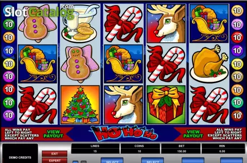 Οθόνη3. Ho Ho Ho (Microgaming) Κουλοχέρης