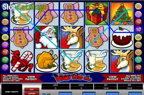 Οθόνη5. Ho Ho Ho (Microgaming) Κουλοχέρης