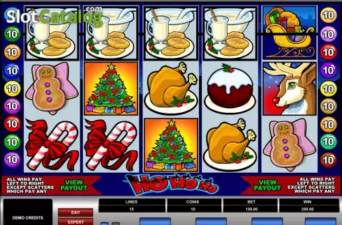 Οθόνη6. Ho Ho Ho (Microgaming) Κουλοχέρης