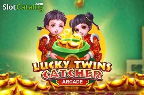 Lucky Twins Catcher Λογότυπο Lucky Twins Catcher Λογότυπο