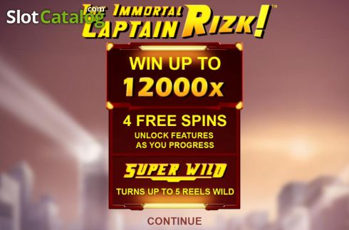 Οθόνη2. The Immortal Captain Rizk! Κουλοχέρης