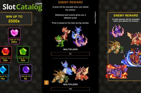 Οθόνη6. Gems and Dragons Hyper Clusters Κουλοχέρης
