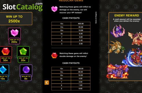 Οθόνη7. Gems and Dragons Hyper Clusters Κουλοχέρης