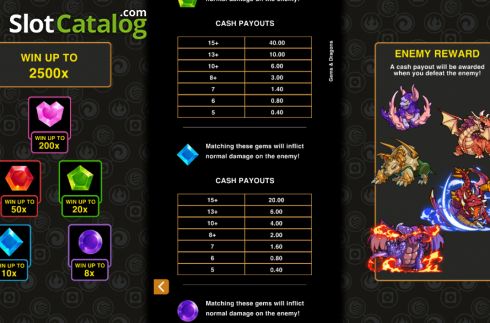 Οθόνη8. Gems and Dragons Hyper Clusters Κουλοχέρης