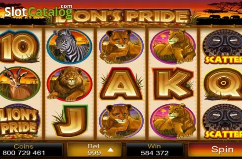Οθόνη2. Lion's Pride (Microgaming) Κουλοχέρης