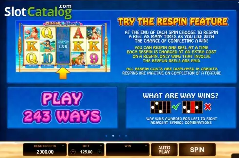 Οθόνη3. Bikini Party (Microgaming) Κουλοχέρης