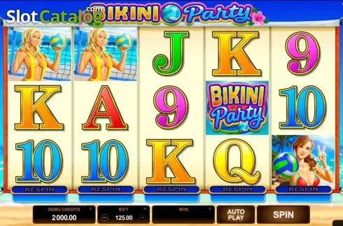 Οθόνη6. Bikini Party (Microgaming) Κουλοχέρης