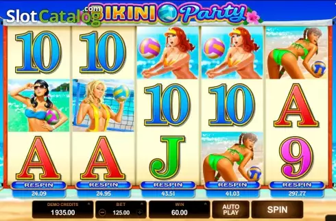 Οθόνη7. Bikini Party (Microgaming) Κουλοχέρης