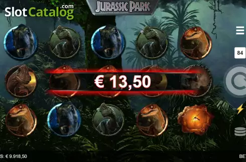 Οθόνη3. Jurassic Park (Microgaming) Κουλοχέρης