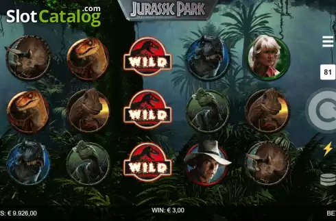 Οθόνη5. Jurassic Park (Microgaming) Κουλοχέρης