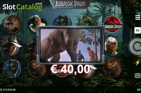 Οθόνη6. Jurassic Park (Microgaming) Κουλοχέρης