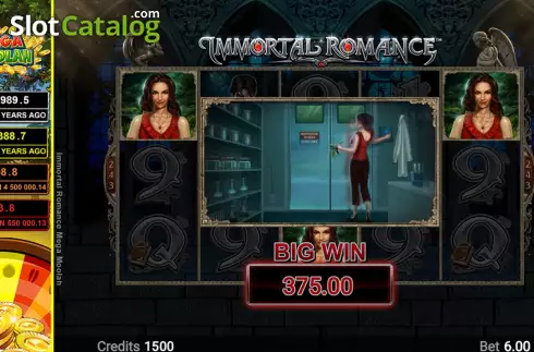 Οθόνη4. Immortal Romance Mega Moolah Κουλοχέρης