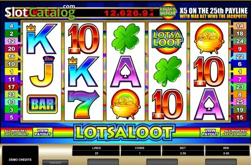Οθόνη3. Lots a Loot 5 Reel Κουλοχέρης