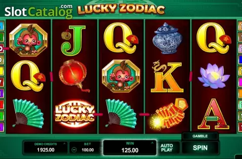 Οθόνη6. Lucky Zodiac (Microgaming) Κουλοχέρης