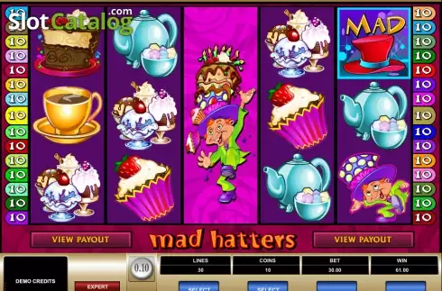 Οθόνη8. Mad Hatters Κουλοχέρης 