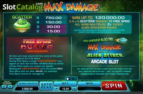 Οθόνη2. Max Damage Κουλοχέρης