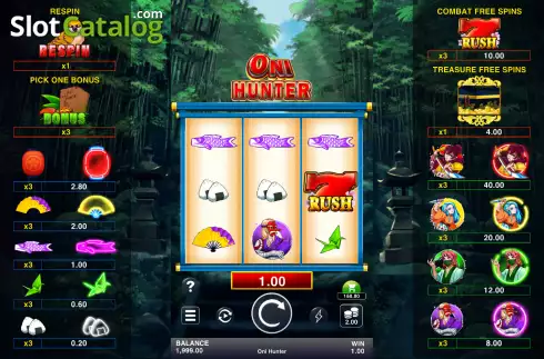Οθόνη3. Oni Hunter Κουλοχέρης
