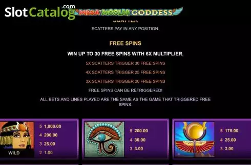 Οθόνη6. Mega Moolah Goddess Κουλοχέρης