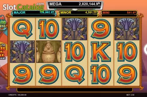 Οθόνη3. Mega Moolah Goddess Κουλοχέρης