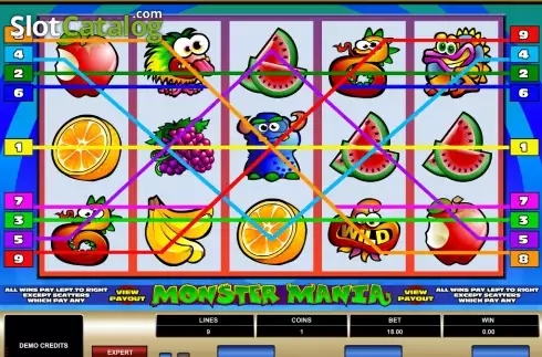 Οθόνη4. Monster Mania Κουλοχέρης