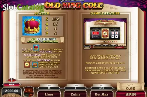 Οθόνη2. Old King Cole Κουλοχέρης