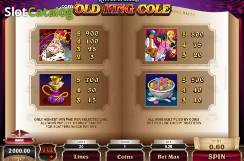 Οθόνη4. Old King Cole Κουλοχέρης