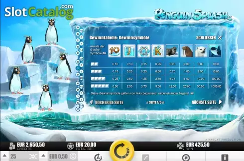 Οθόνη2. Penguin Splash Κουλοχέρης