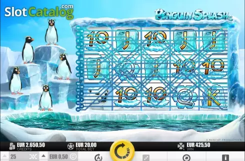 Οθόνη6. Penguin Splash Κουλοχέρης