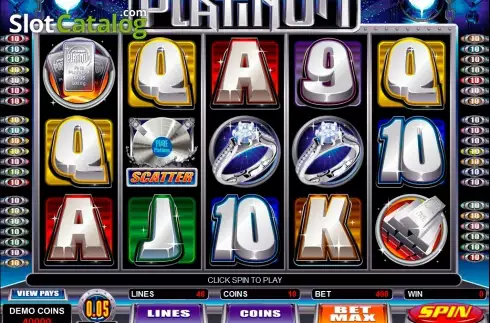 Οθόνη5. Pure Platinum Κουλοχέρης