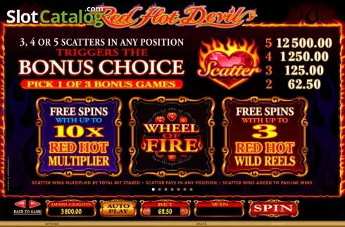 Οθόνη2. Red Hot Devil Κουλοχέρης