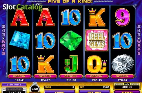 Οθόνη9. Reel Gems Κουλοχέρης