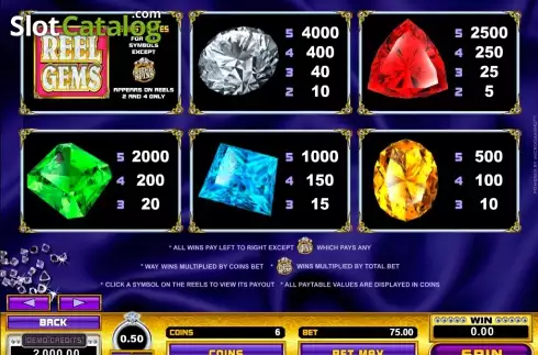 Οθόνη5. Reel Gems Κουλοχέρης