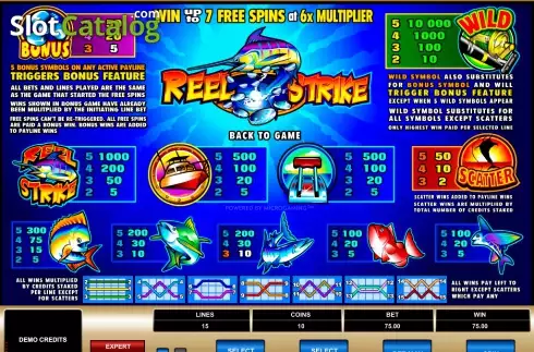 Οθόνη2. Reel Strike Κουλοχέρης