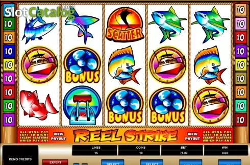 Οθόνη3. Reel Strike Κουλοχέρης