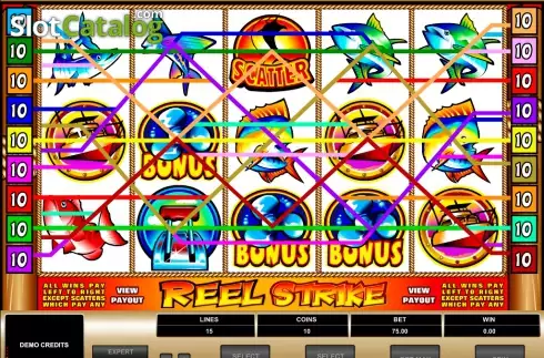 Οθόνη4. Reel Strike Κουλοχέρης