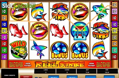 Οθόνη5. Reel Strike Κουλοχέρης