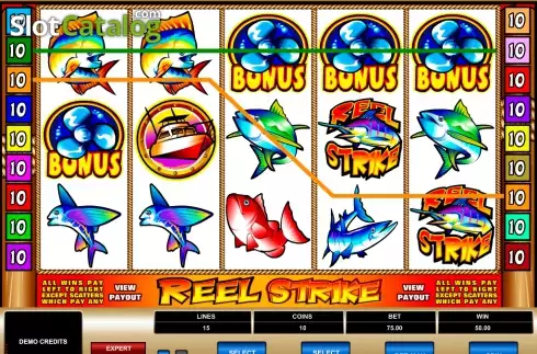 Οθόνη6. Reel Strike Κουλοχέρης