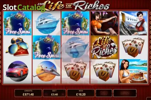 Δωρεάν περιστροφές. Life of Riches Κουλοχέρης 