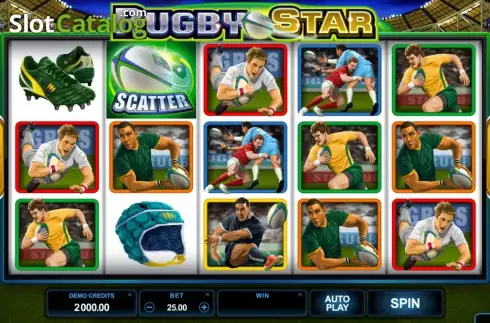 Οθόνη6. Rugby Star Κουλοχέρης