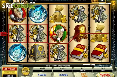 Οθόνη8. Scrooge (Microgaming) Κουλοχέρης