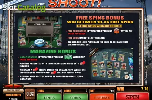 Οθόνη3. Shoot! Κουλοχέρης 