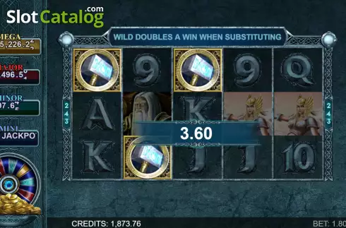 Οθόνη6. Thunderstruck II Mega Moolah Κουλοχέρης