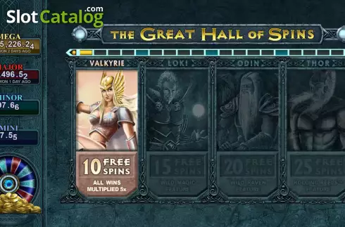 Οθόνη7. Thunderstruck II Mega Moolah Κουλοχέρης