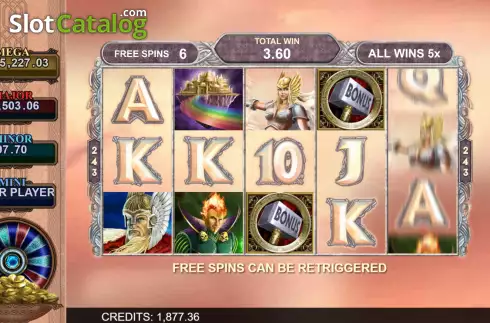 Οθόνη8. Thunderstruck II Mega Moolah Κουλοχέρης