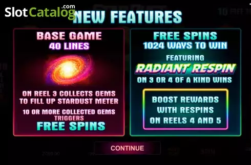 Οθόνη2. Star Dust (Microgaming) Κουλοχέρης